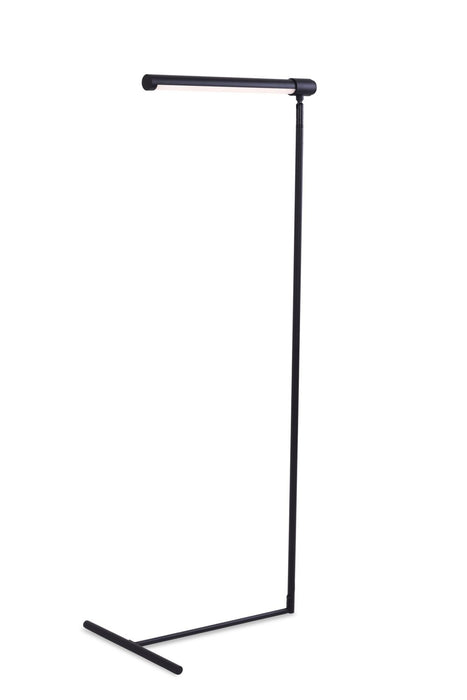 Lampe à pied à DEL Heath de 40 po noir mat