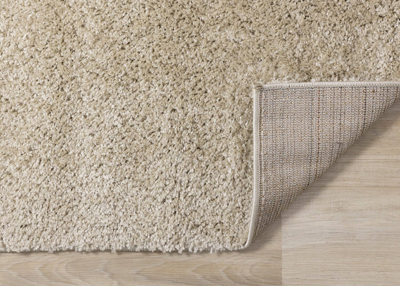 Carpette à poil long Pascal beige - 5 pi 3 po x 7 pi 7 po