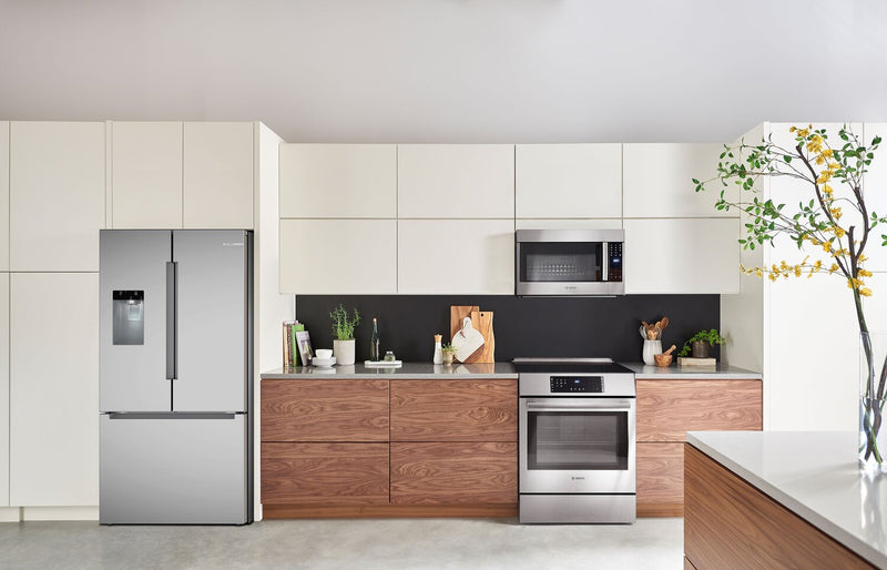 Réfrigérateur Bosch de 36 po et de 21,6 pi3 à portes françaises - acier inoxydable résistant aux traces de doigts - B36CD10ENS