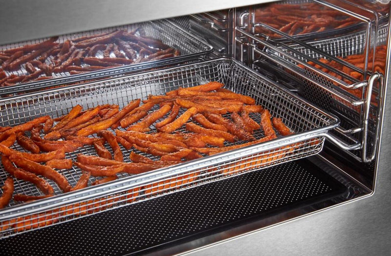 Four à micro-ondes à hotte intégrée intelligent multifonctionnel KitchenAid à installation affleurée - acier inoxydable - YKMMF730PPS