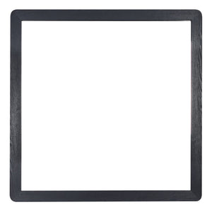 Miroir de commode de chambre à coucher Milan - noir