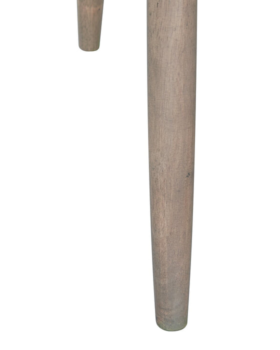 Chaise de salle à manger Remi avec dossier en échelle courbé - brune