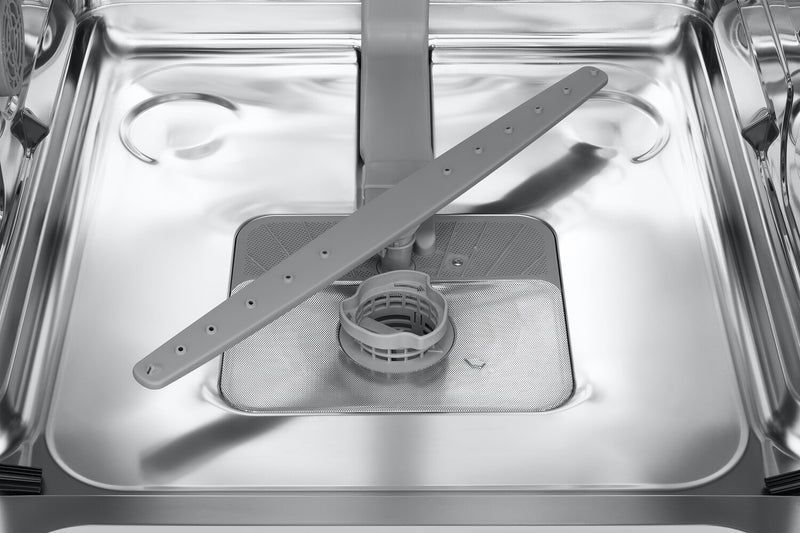 Lave-vaisselle Samsung de série 5500 de 24 po et de 48 dBA avec commandes sur le dessus et 3e panier - DW80DG5500SRAA