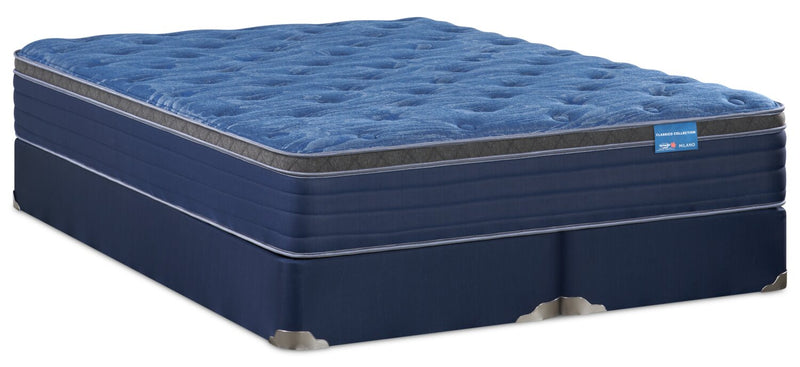 Ensemble matelas moyen à Euro-plateau Milano de Springwall pour très grand lit