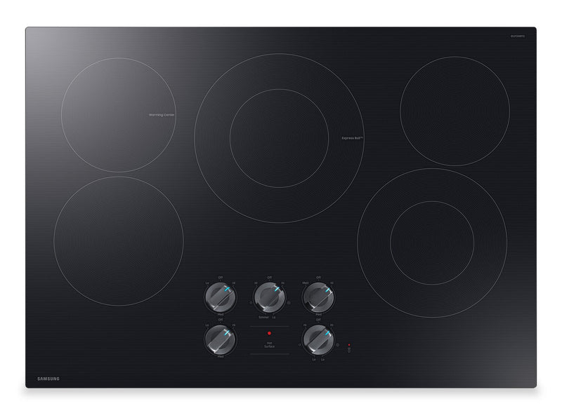 Surface de cuisson Samsung de 30 po à éléments radiants avec boutons illuminés - noire - NZ30FG6332RKAA