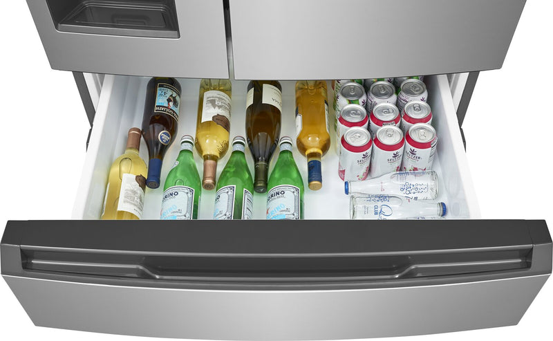 Réfrigérateur Frigidaire de 26 pi3 et de 36 po à 4 portes françaises - acier inoxydable résistant aux traces de doigts - FRMS2733AV 