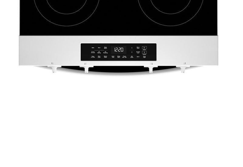 Cuisinière électrique Whirlpool de 5,3 pi³ et de 30 po avec cuisson à air - blanche - YWSES4530TW