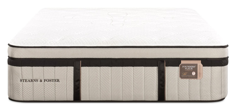 Matelas luxueux à Euro-plateau Middlesbrough de Stearns & Foster pour très grand lit
