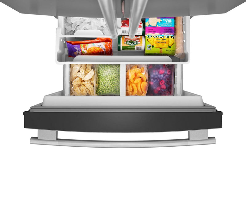 Réfrigérateur KitchenAid de 20 pi³ et de 30 po à portes françaises - acier inoxydable avec fini PrintShieldMC - KRFF330SPS