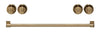 Ensemble de poignées et de boutons Thor Kitchen bronze brossé pour cuisinière de 30 po - CKA-RE30-BRZ