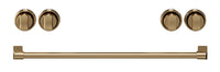 Ensemble de poignées et de boutons Thor Kitchen bronze brossé pour cuisinière de 30 po - CKA-RE30-BRZ