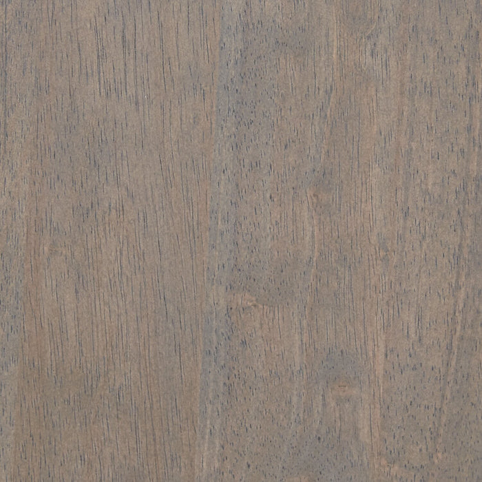 Ensemble de salle à manger Remi 5 pièces en verre et bois avec table ronde de 42 po (L) et 4 chaises à dossier en échelle - noir et brun