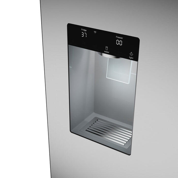 Réfrigérateur intelligent Bosch série 100 de 36 po et de 26 pi3 à portes françaises - acier inoxydable - B36FD10ENS