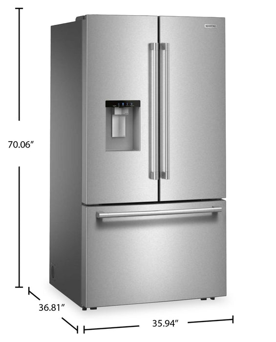 Réfrigérateur Maytag de 30 pi³ à portes françaises de 36 po – acier inoxydable – MRFF5336TZ