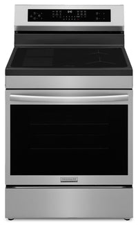 Cuisinière à induction Frigidaire Gallery de 5,3 pi³ avec commandes à l’arrière - acier inoxydable - GCRI306CBF