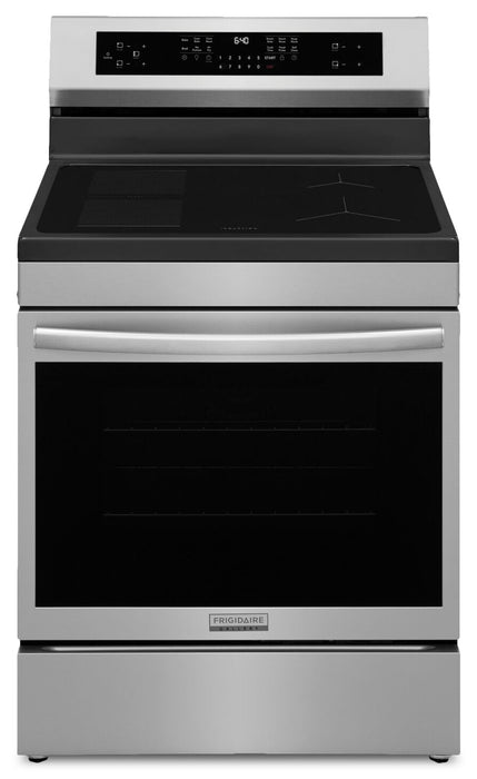 Cuisinière à induction Frigidaire Gallery de 5,3 pi³ avec commandes à l’arrière - acier inoxydable - GCRI306CBF