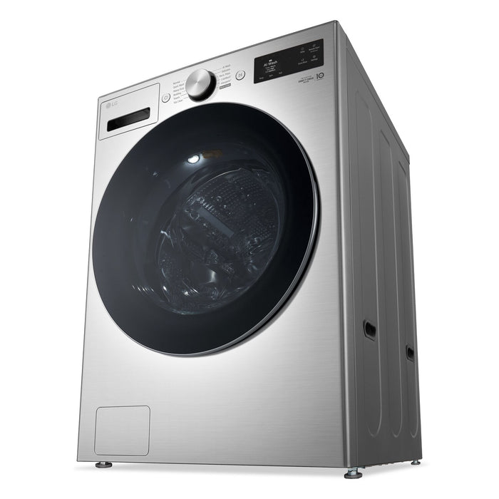 Laveuse à la vapeur intelligente haute efficacité LG à chargement frontal de 5,8 pi3 - acier graphite - WM5800HVA