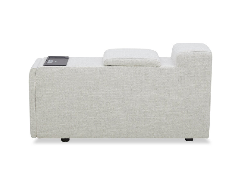 Console de rangement modulaire Sky de 13 po en tissu avec port USB - blé Nathan