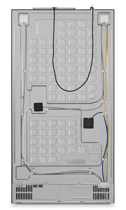 Réfrigérateur Hisense de 30 pi3 et de 36 po à portes françaises - acier inoxydable résistant aux traces de doigts - HRF300P7DSE