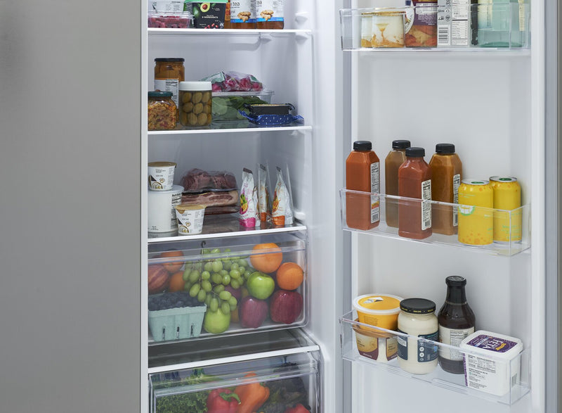 Réfrigérateur Frigidaire de 21,4 pi3 à compartiments juxtaposés - acier inoxydable résistant aux traces de doigts - FRSG2115AV