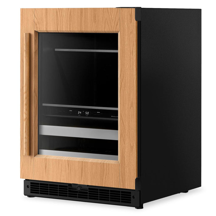 Refroidisseur à boissons KitchenAid de 24 po à panneau personnalisable - noir - KUBR524SPA