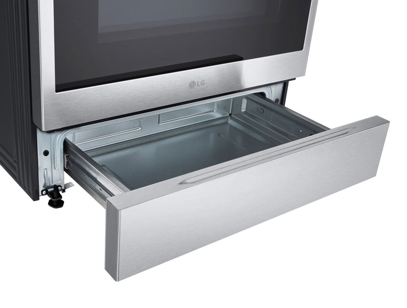 Cuisinière induction encastrée intelligente LG de 6,3 pi3 avec friture à air - LSIL6336XE