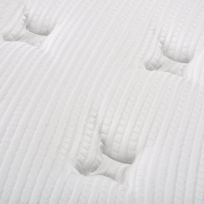 Ensemble matelas moyen à Euro-plateau Stonebridge Vanguard de Serta pour lit simple 