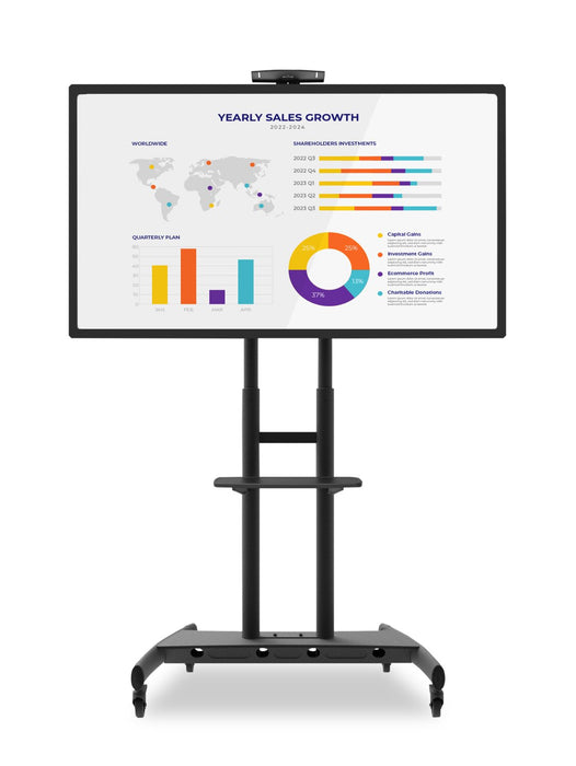Chariot à roulettes Kanto pour téléviseurs de 55 po à 86 po 