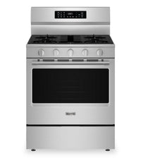  Cuisinière à gaz Maytag de 5 pi³ et de 30 po avec friture à air sans préchauffage - acier inoxydable résistant aux traces de doigts - MFGS7030SZ