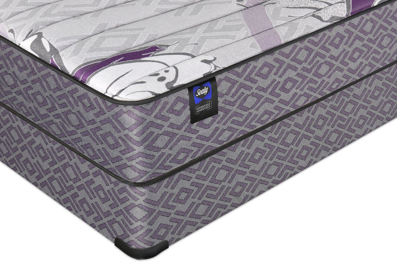 Ensemble Matelas semi-ferme à plateau régulier Kylie 2.0 de collection Essential de Sealy pour très grand lit