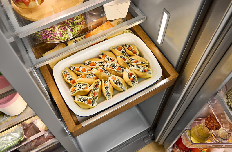 Réfrigérateur KitchenAid de 29 pi3 et de 36 po - acier inoxydable résistant aux traces de doigts - KRSF536RPS 