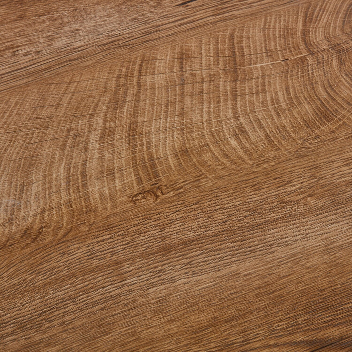 Ensemble de 2 tables modernes Arden de 35 po, table à café et table de bout - brun