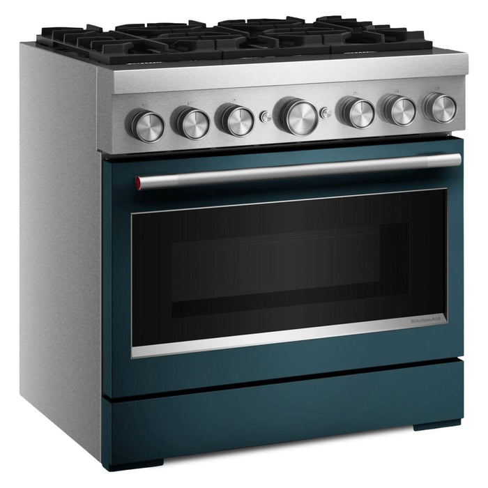 Cuisinière hybride KitchenAid de 5,1 pi3 avec friture à air sans préchauffage - agave - KFDS936SAG