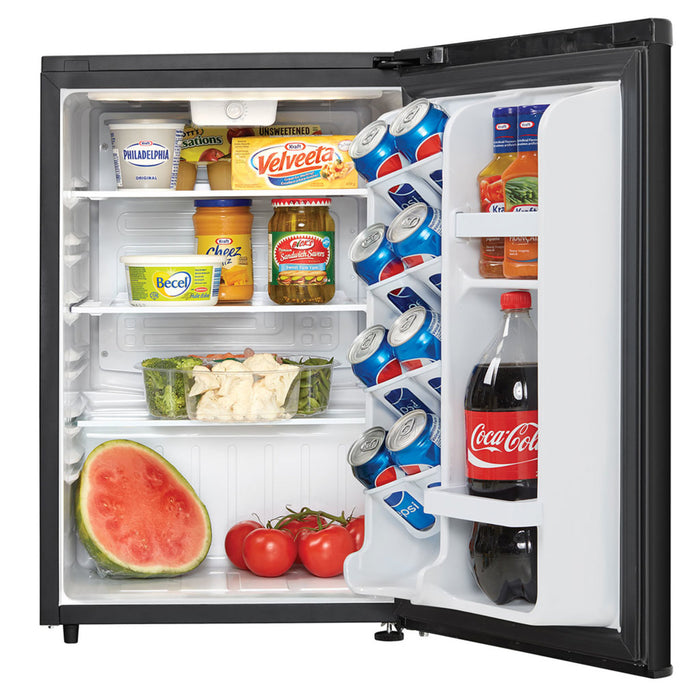Réfrigérateur compact Danby de 2,6 pi³ et de 17,68 po - noir mat - DAR026A2BDB