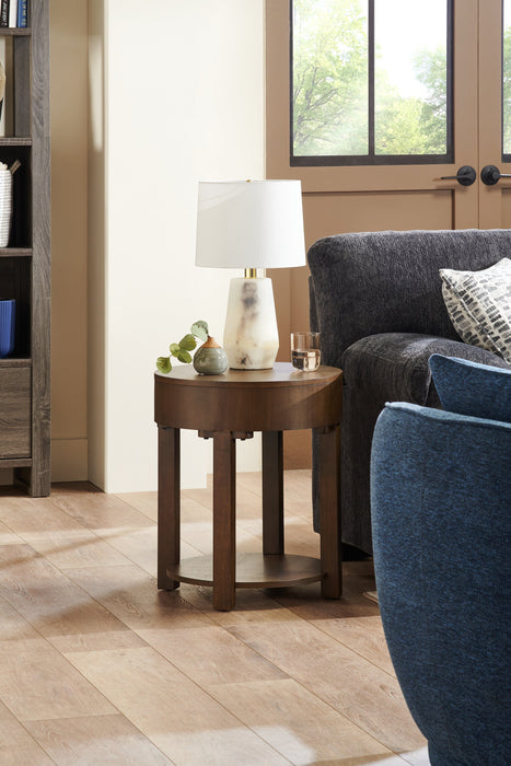 Lampe de table moderne Sofia de 20 po en pierre - albâtre naturel