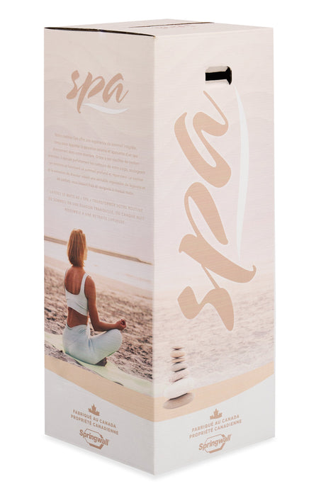 Matelas ferme à plateau-coussin dans une boîte Spa 8 de Springwall pour très grand lit de véhicule récréatif
