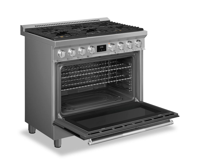 Cuisinière professionnelle à gaz Smeg de 4,6 pi3 - SPR36UGGX