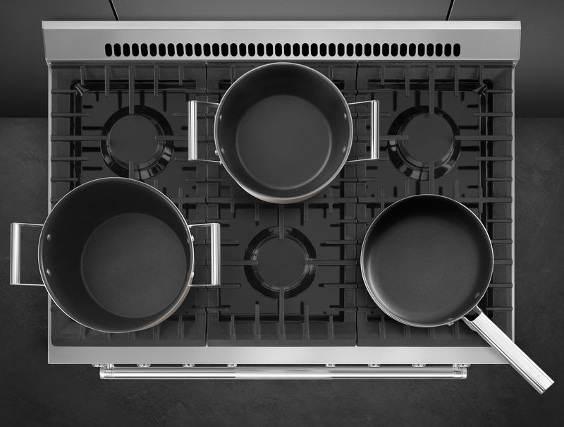 Cuisinière professionnelle à gaz Smeg de 4,6 pi3 - SPR36UGGX