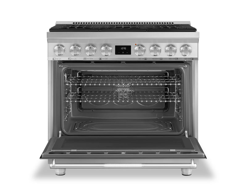 Cuisinière professionnelle à gaz Smeg de 4,6 pi3 - SPR36UGGX