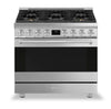 Cuisinière professionnelle à gaz Smeg de 4,6 pi3 - SPR36UGMX