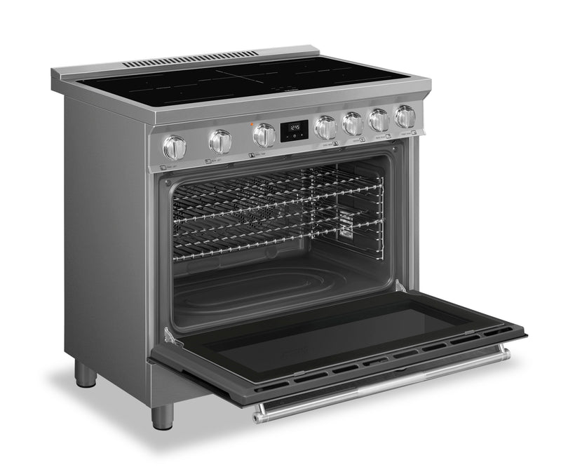 Cuisinière professionnelle à induction Smeg de 4,6 pi3 - SPR36UIMX