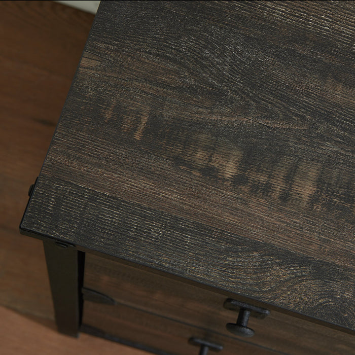 Classeur Steel River de 30,39 po de qualité commerciale à 2 tiroirs - chêne carbone