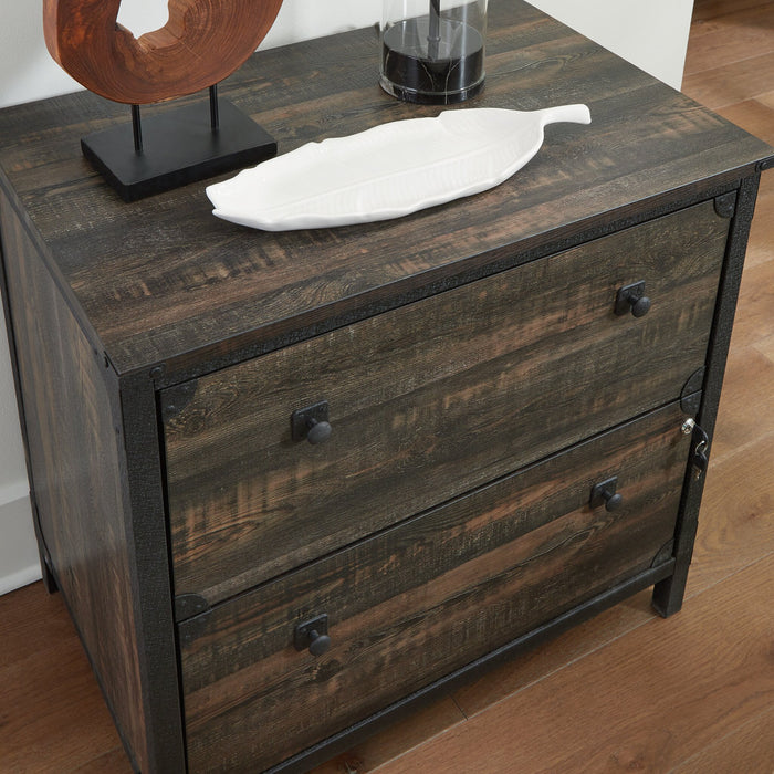 Classeur Steel River de 30,39 po de qualité commerciale à 2 tiroirs - chêne carbone