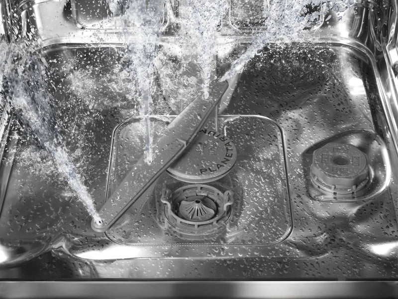 Lave-vaisselle Smeg rétro avec commandes sur le dessus - STU2FABWH2