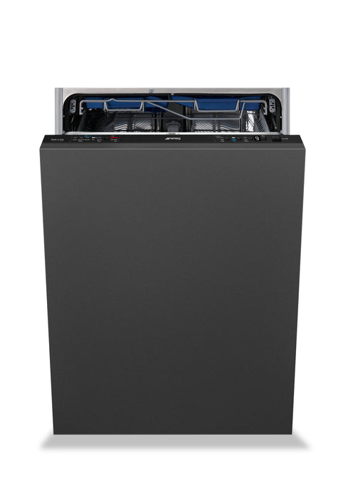 Lave-vaisselle Smeg à panneau personnalisable avec commandes sur le dessus - STU8623