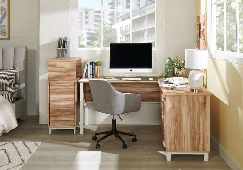 Chaise de bureau pivotante Stevie de 23 po à hauteur réglable - grise 