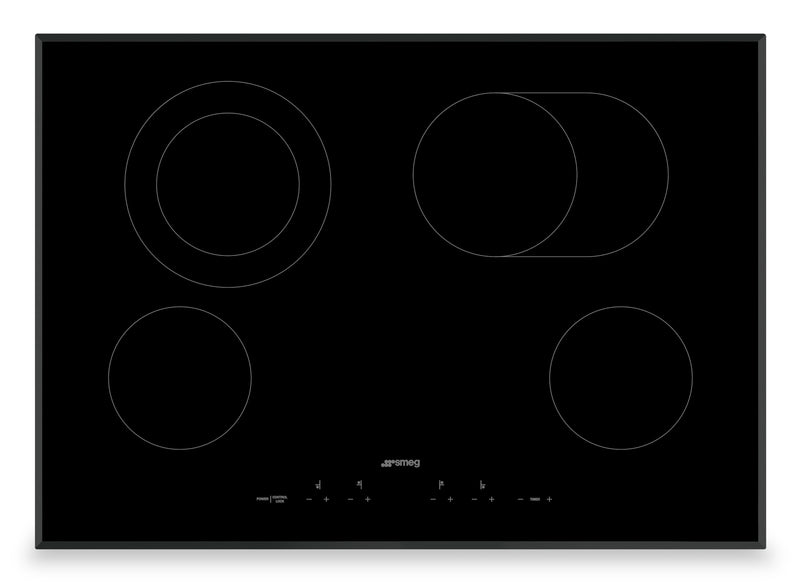 Surface de cuisson électrique Smeg de 30 po - SEU304EMTB