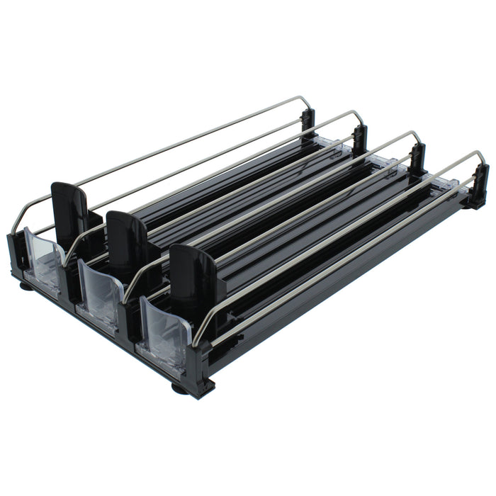 Porte-boissons Zephyr de 11,5 po à 3 rangées pour refroidisseur à boissons - noir - PRDC-C03