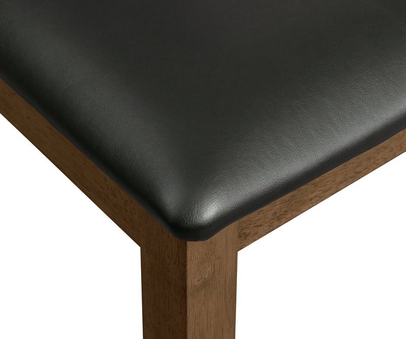 Ensemble de salle à manger Talia 7 pièces avec table, rallonge de 60 po à 78 po (L) et 6 chaises - gris-brun