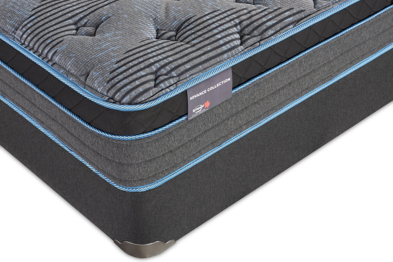 Ensemble matelas ferme à Euro-plateau Advance Telekon de Springwall pour grand lit 